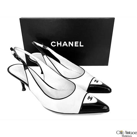 zapatos chanel bicolor